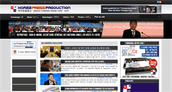 Desktop Screenshot of korea-press-production.com